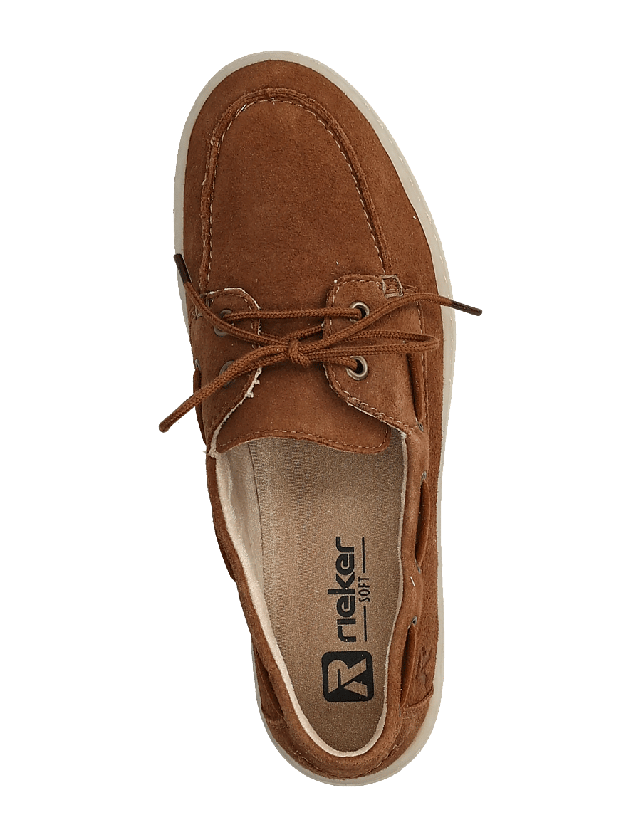 Rieker - L5905-24 - boat shoes - brown - 3
