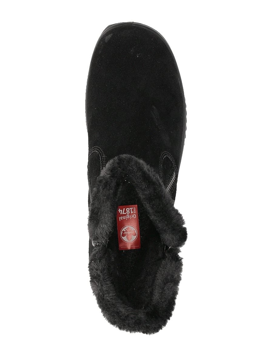 Rieker - Rieker Ladies mid height boots L7162-25 Brown - buty zimowe - black - 3