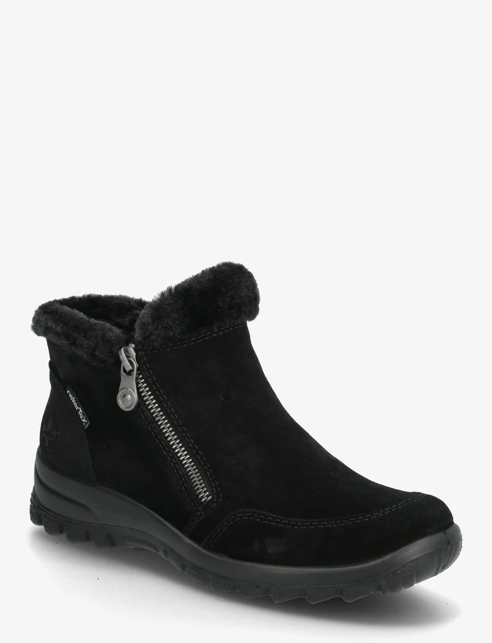 Rieker - L7188 - flade ankelstøvler - black - 0