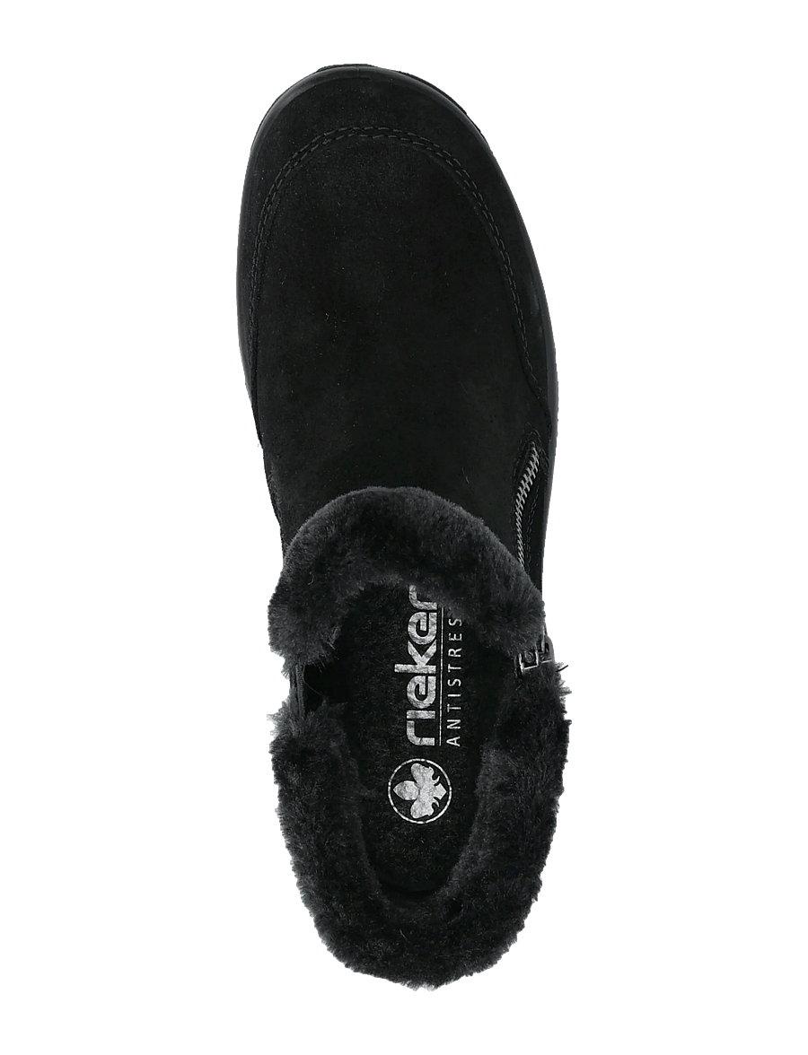 Rieker - Rieker Ladies short boots L7188-00 Black - flade ankelstøvler - black - 3