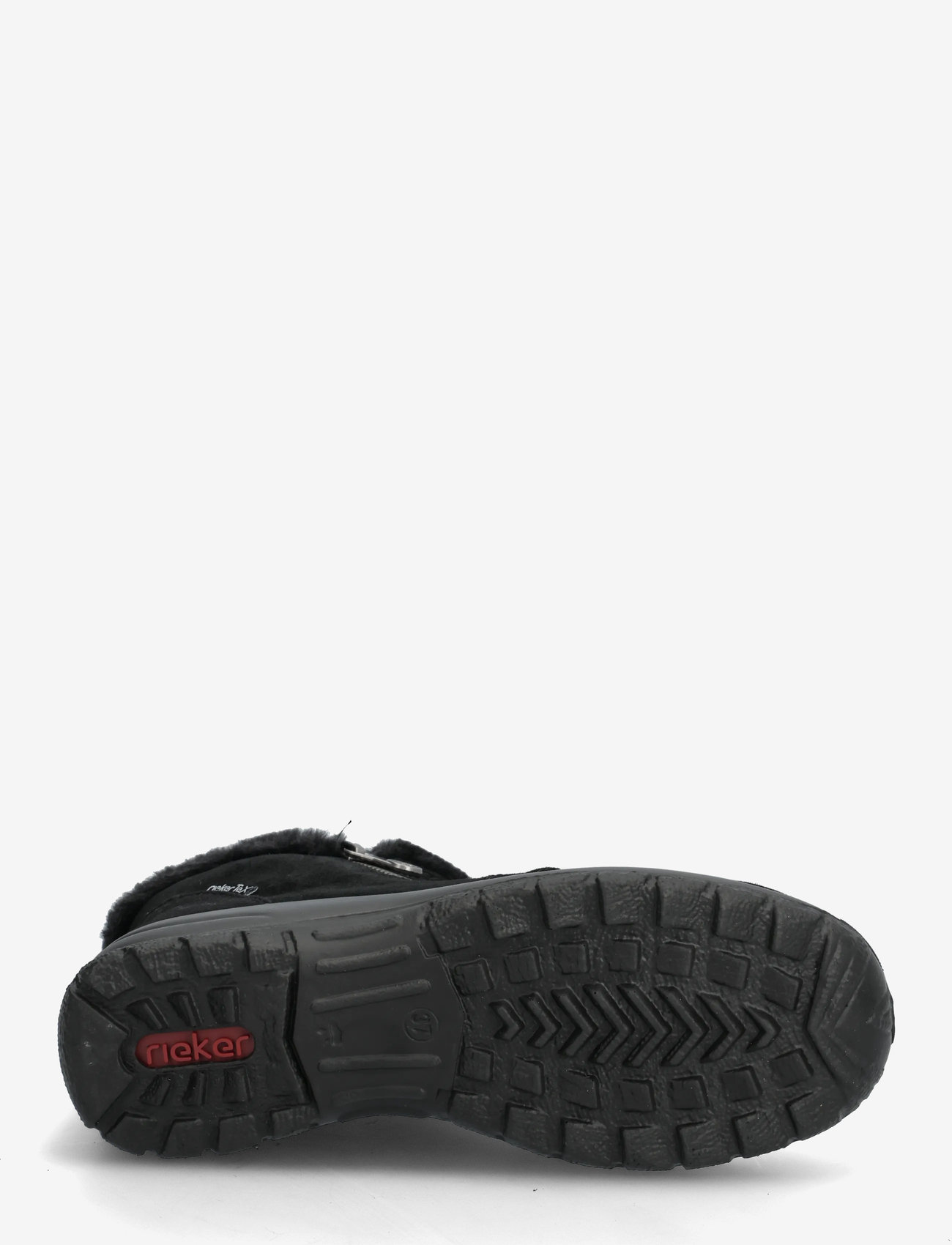 Rieker - L7188 - flade ankelstøvler - black - 4