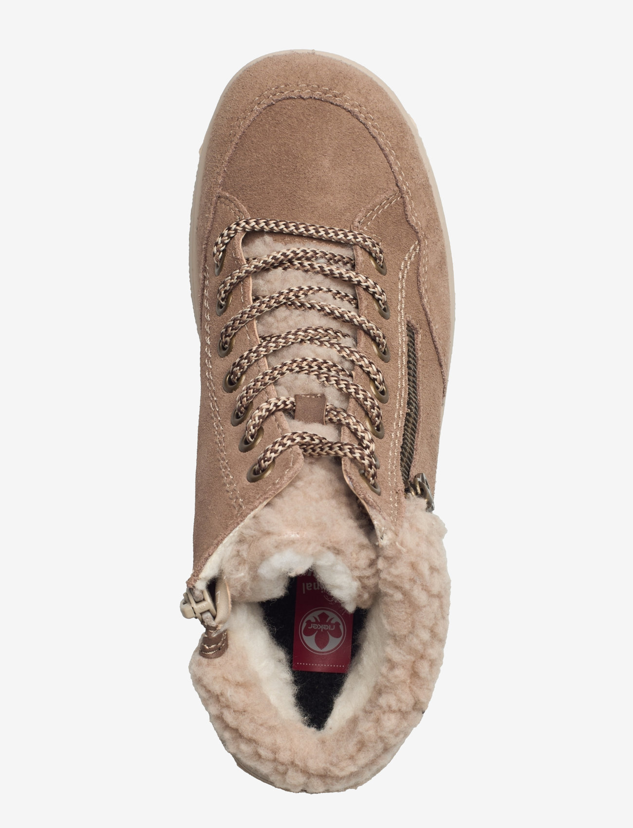 Rieker - L7701 - platta ankelboots - brown - 3