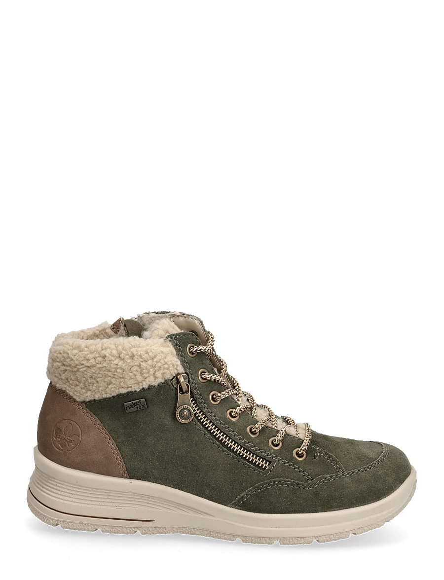 Rieker - L7701 - reimuð stígvél - green - 1