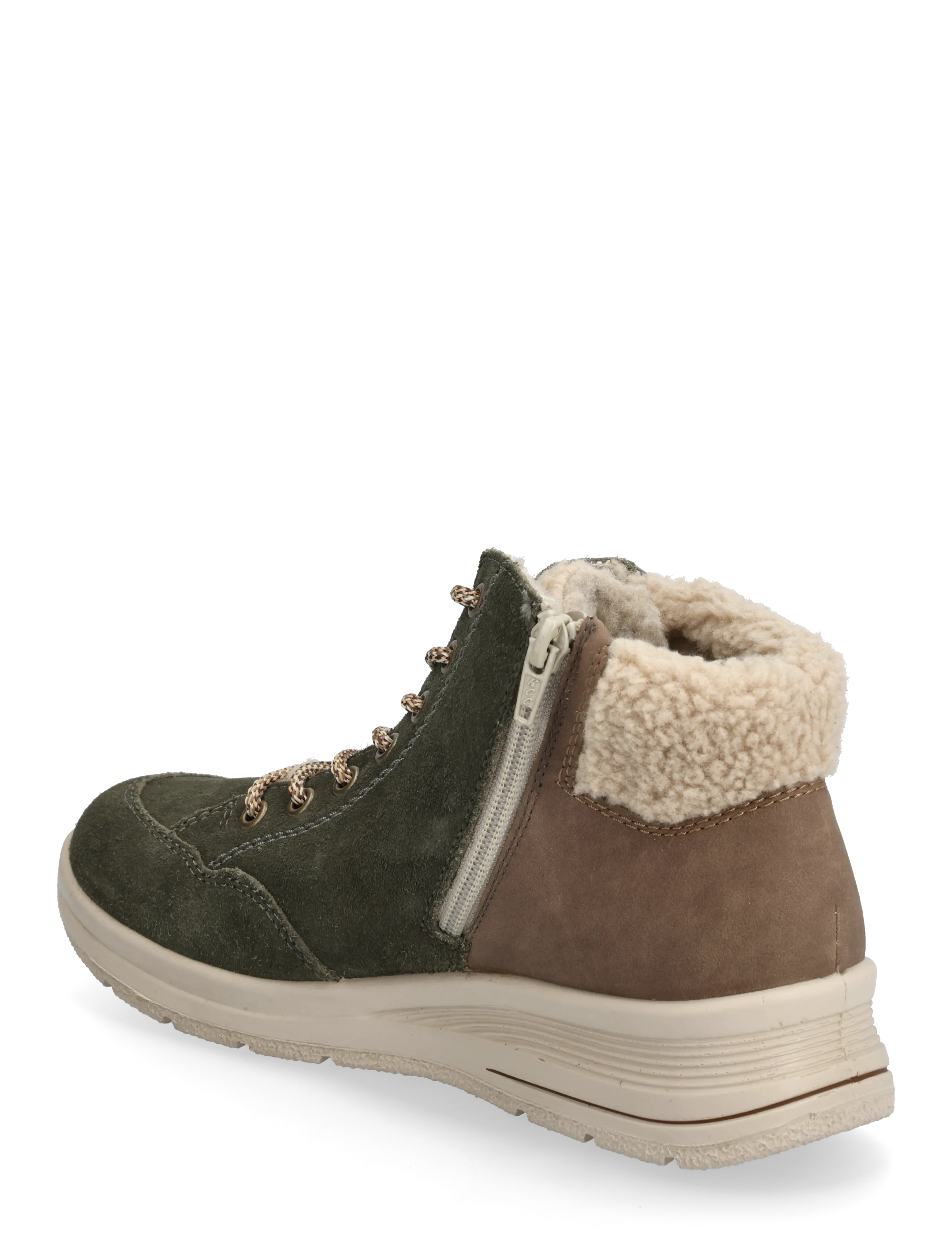 Rieker - L7701 - nauhalliset nilkkurit - green - 2