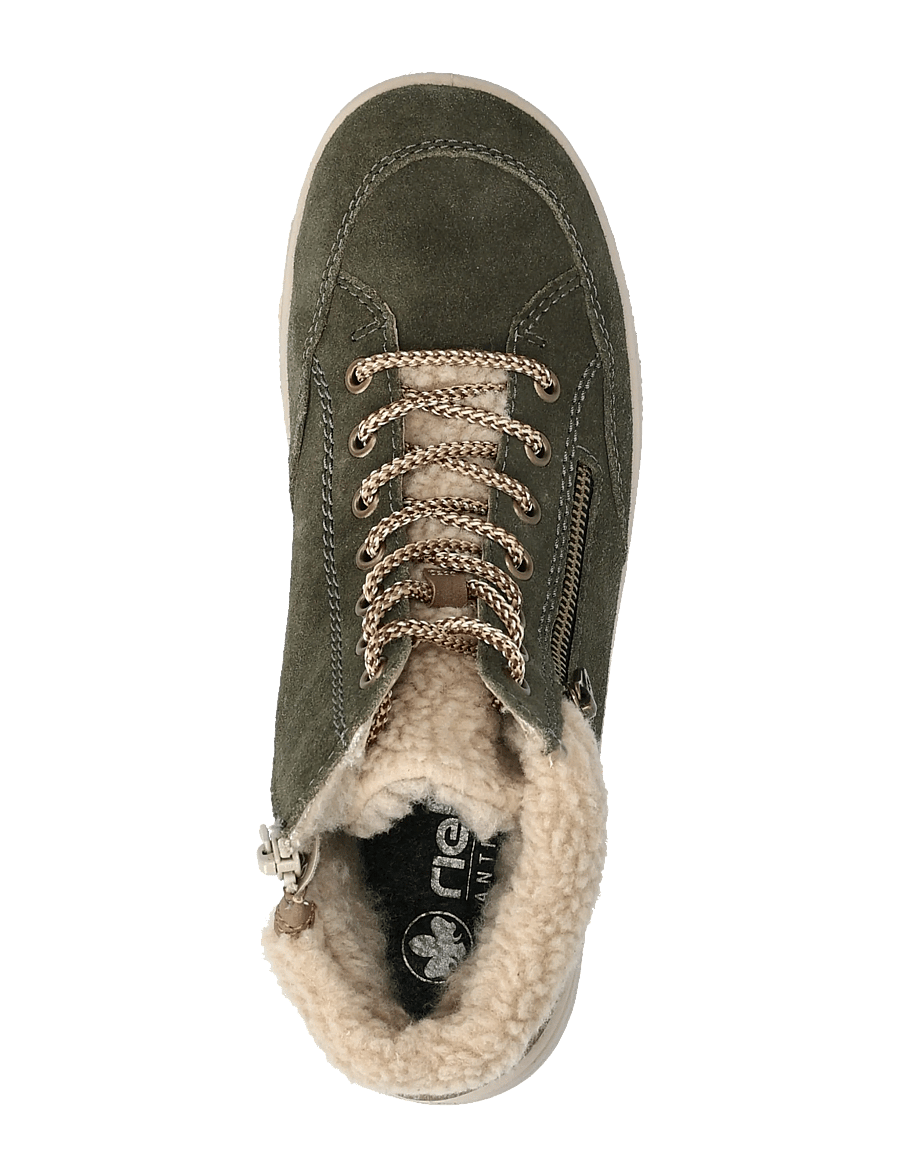 Rieker - L7701 - reimuð stígvél - green - 3