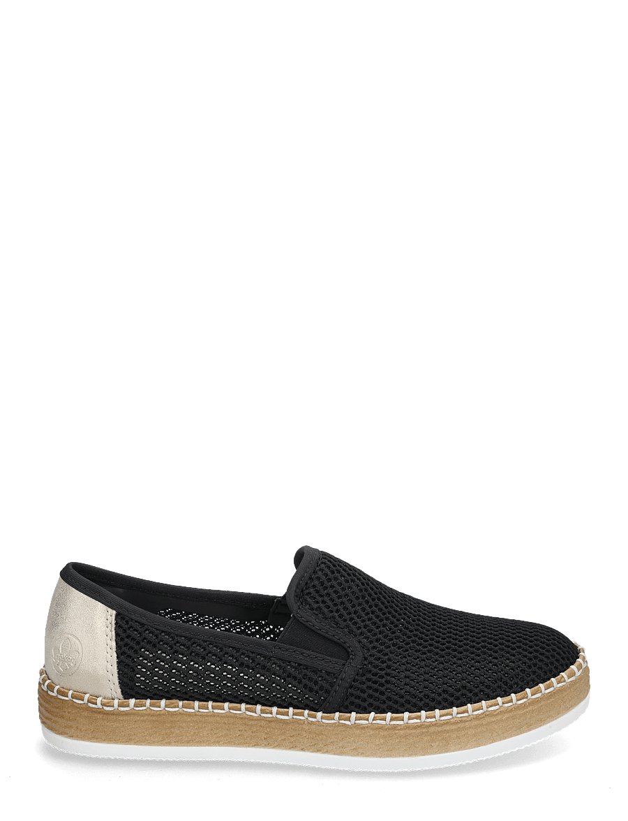 Rieker - Rieker Ladies shoes L7873-64 Beige - espadryle - black - 1