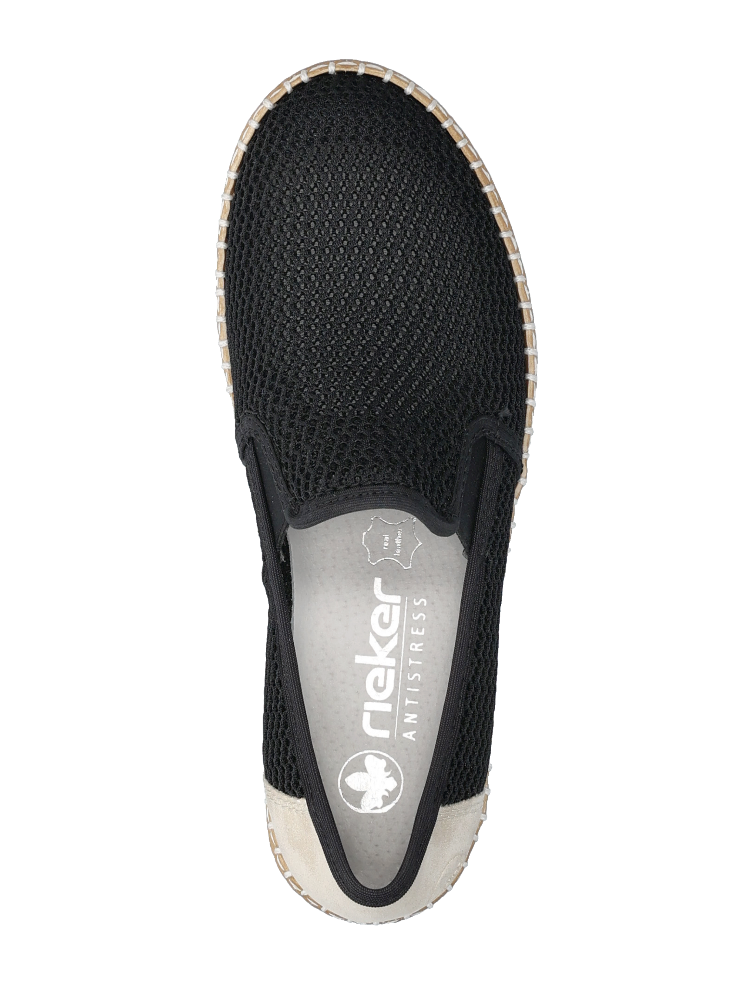 Rieker - Rieker Ladies shoes L7873-64 Beige - espadrillos - black - 3