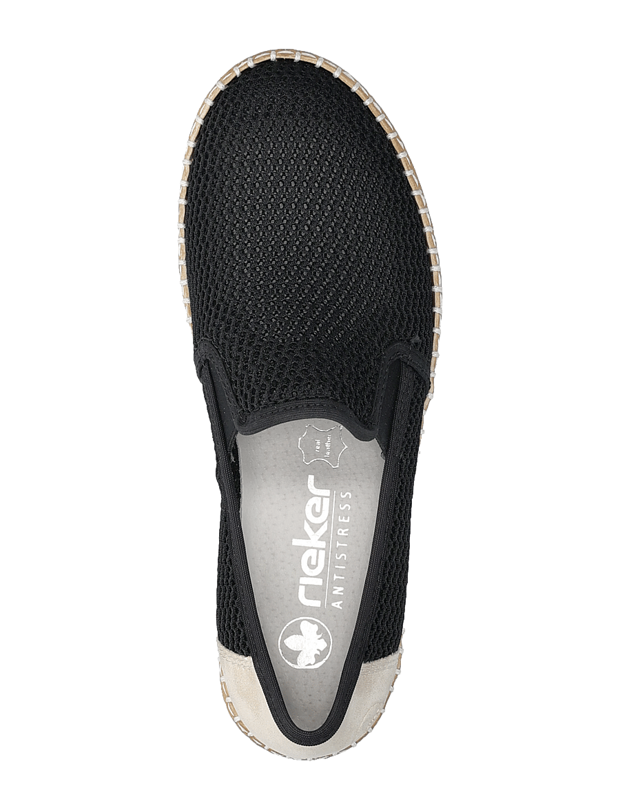 Rieker - Rieker Ladies shoes L7873-64 Beige - espadryle - black - 3
