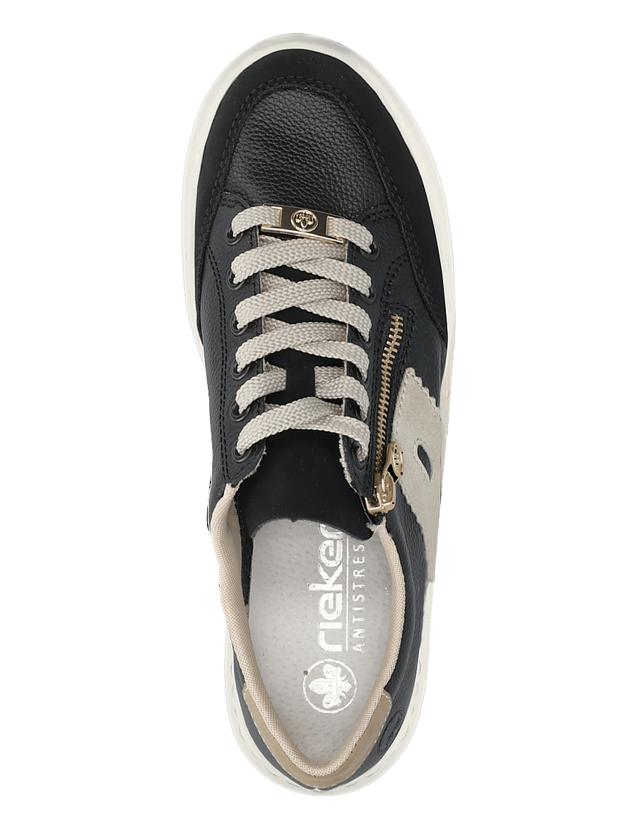 Rieker - M1912-00 - chunky sneaker - black - 3