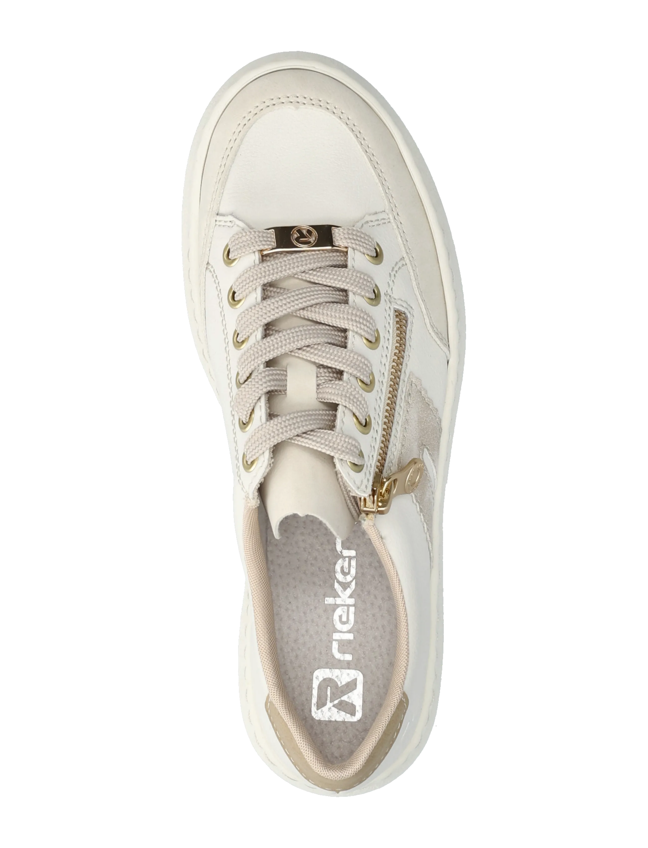 Rieker - M1912-00 - chunky sneaker - white - 3
