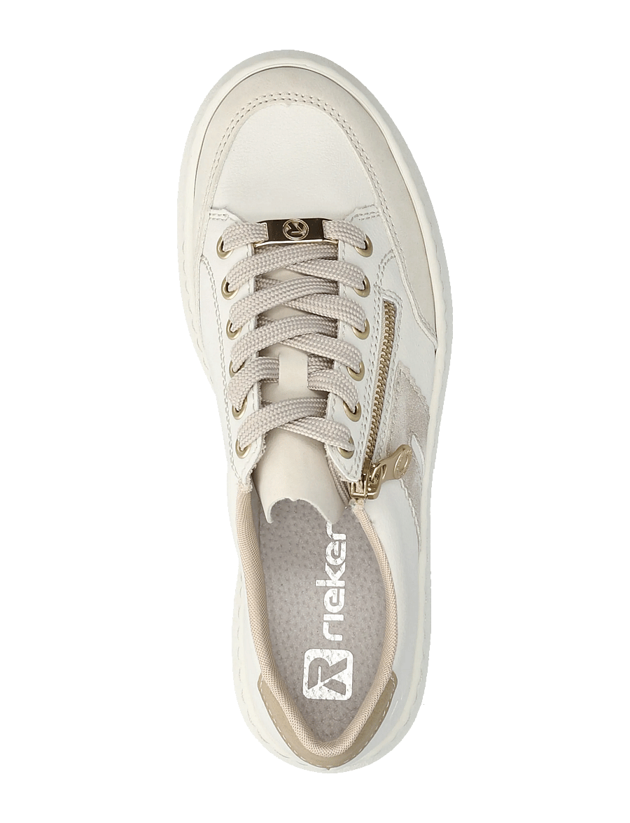 Rieker - M1912-00 - chunky sneaker - white - 3