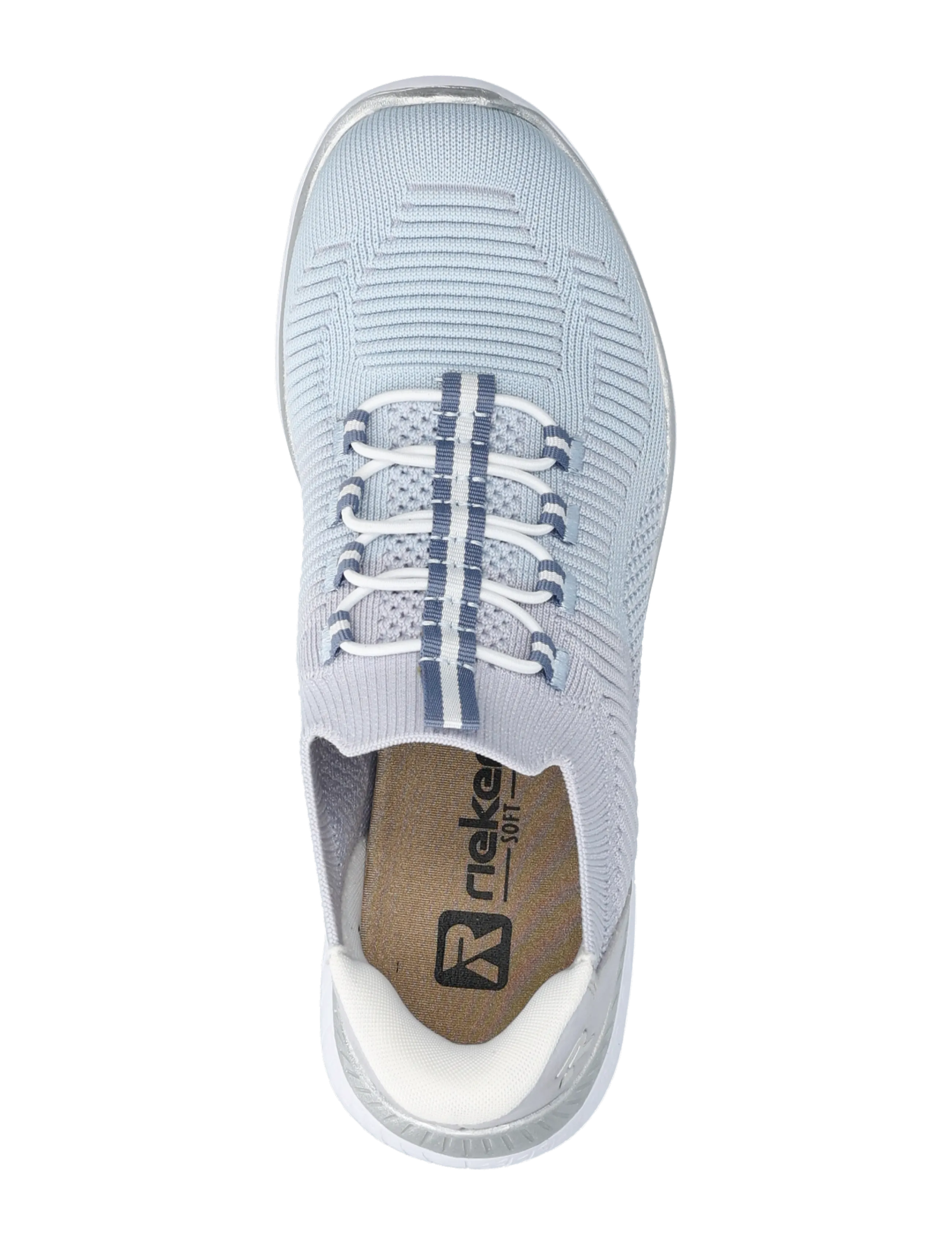 Rieker - Rieker Ladies shoes M5066-80 White - confirmation - blue - 3