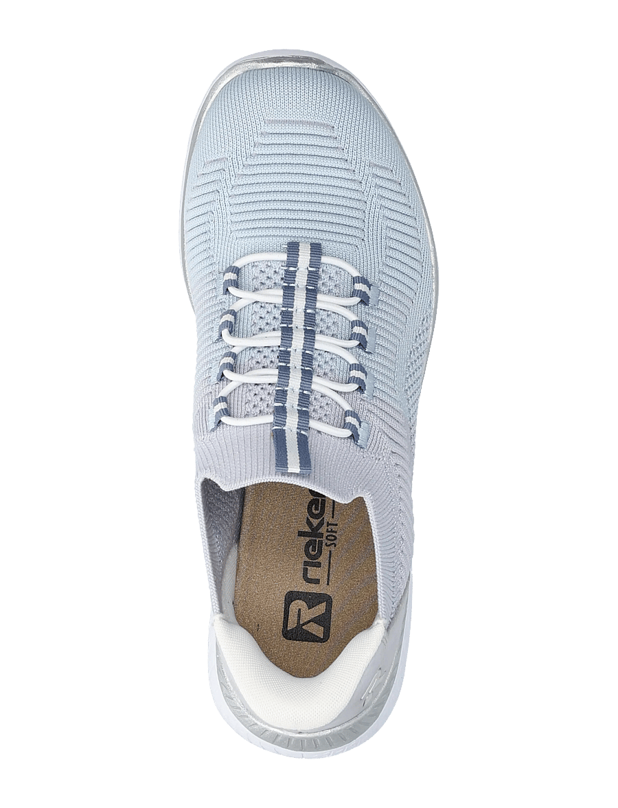 Rieker - Rieker Ladies shoes M5066-80 White - confirmation - blue - 3