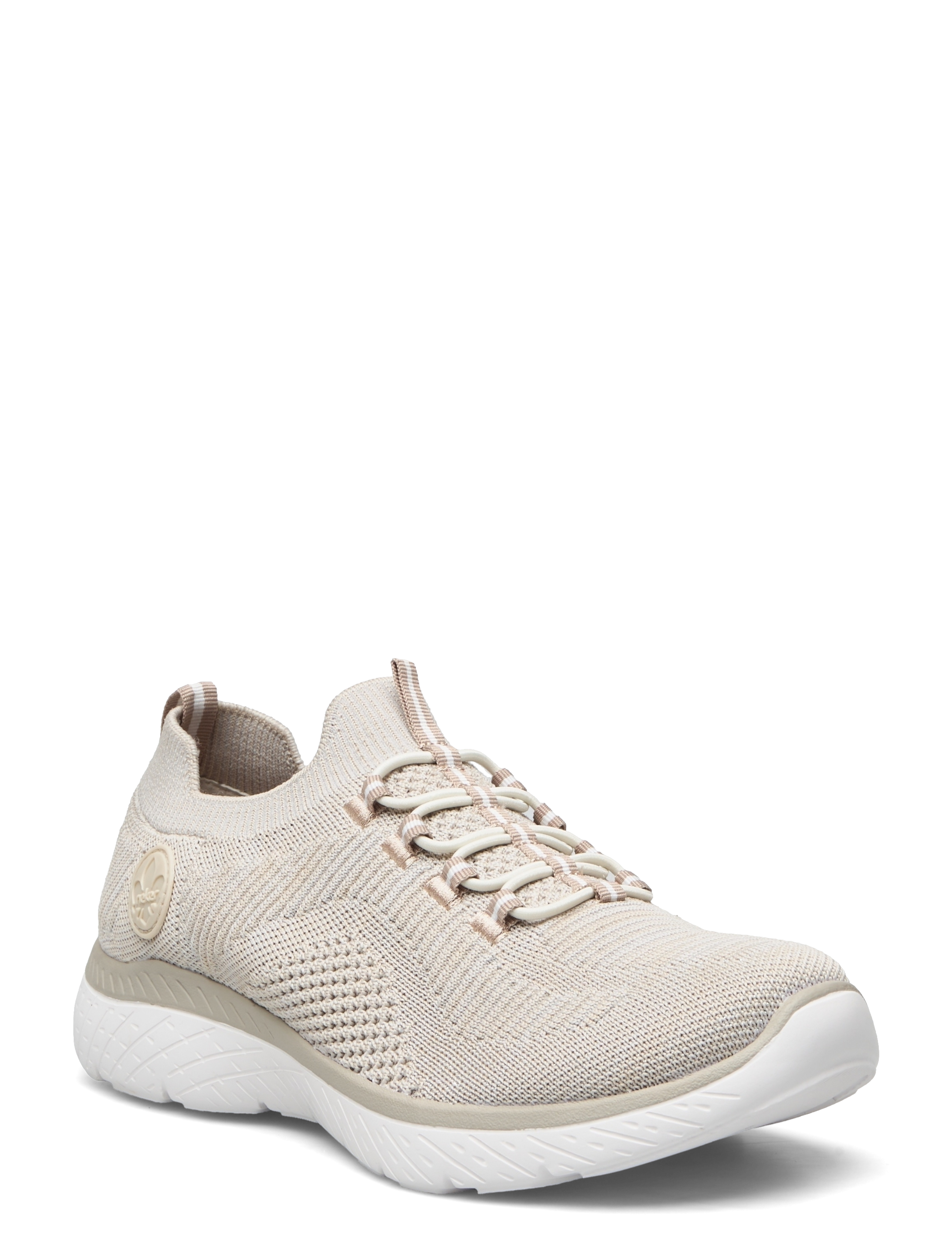 Rieker Ladies Shoes M5074-52 Green, Kvinder, Slip-On Sneaker, Beige, Str: 41