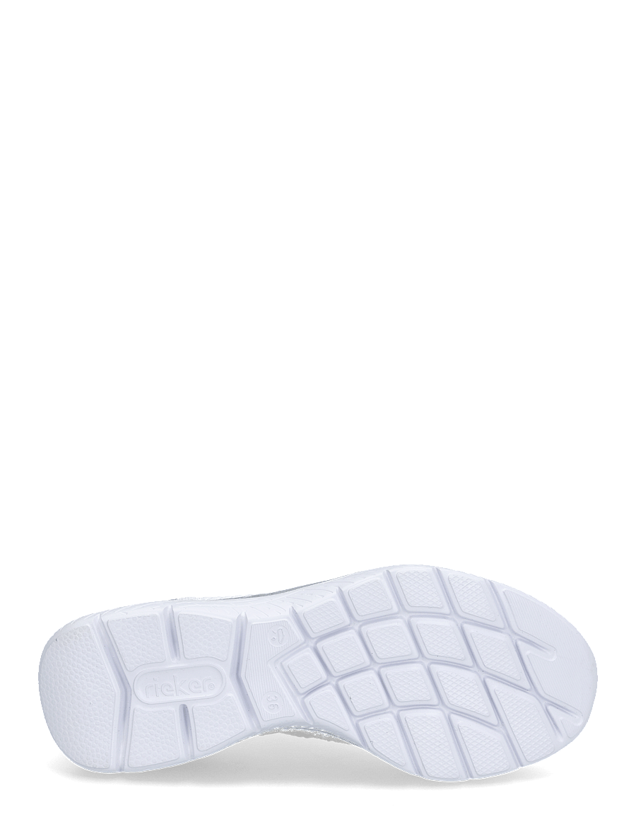 Rieker - M5074-80 - niedrige sneaker - white - 4