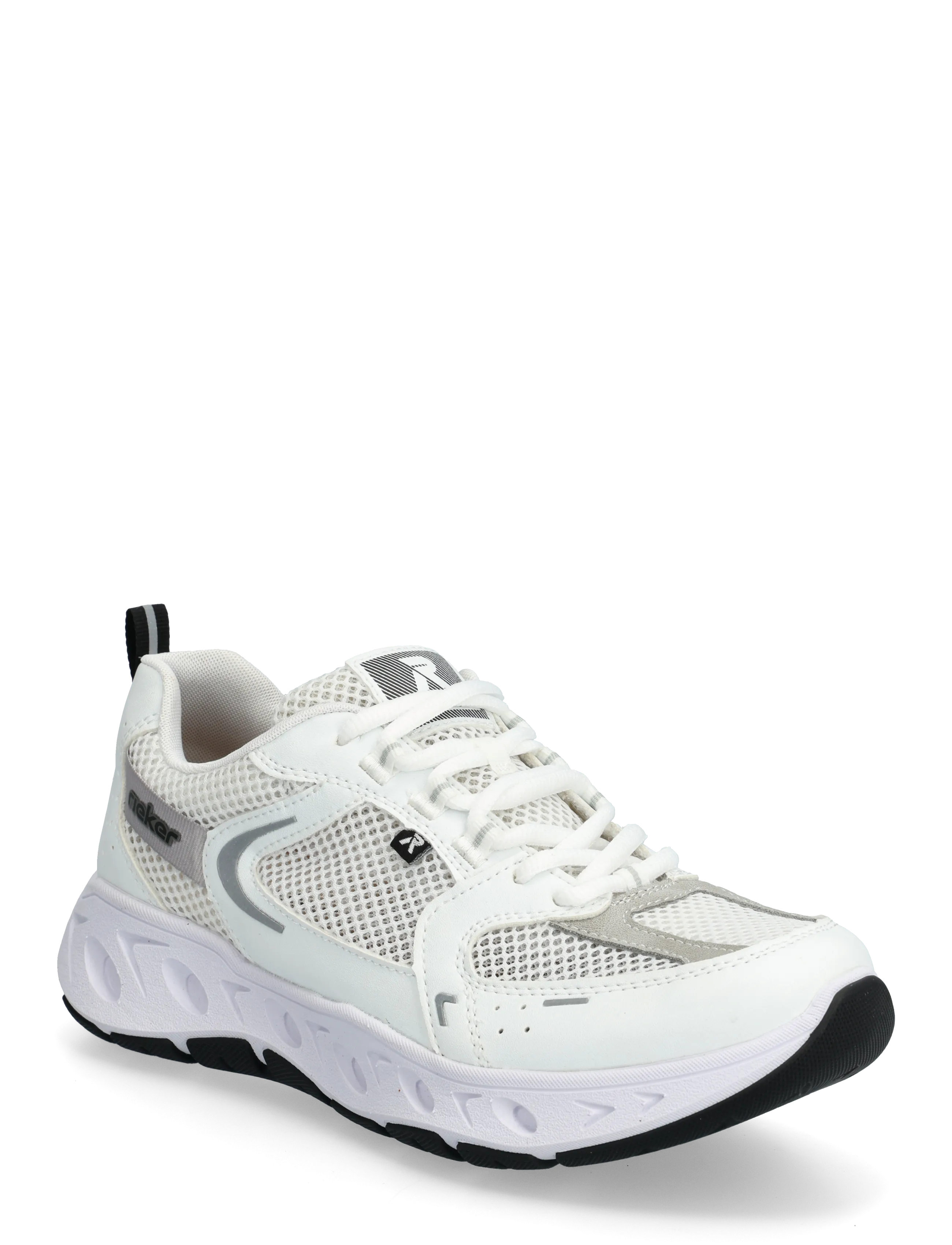 Rieker M6501-60, Kvinder, Chunky Sneaker, Hvid, Str: 37