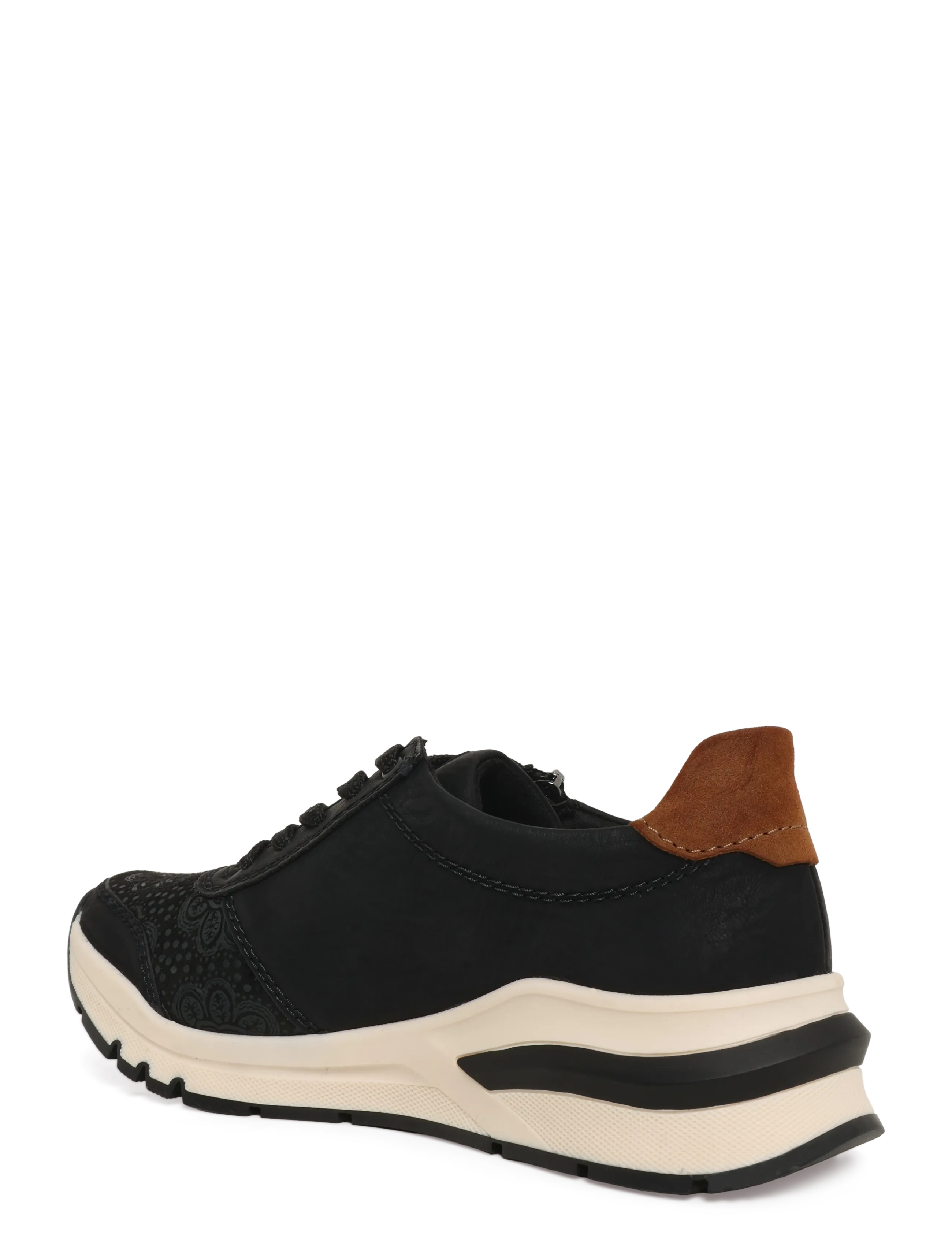 Rieker - Rieker Ladies shoes M6618-00 Black - låga sneakers - black - 1