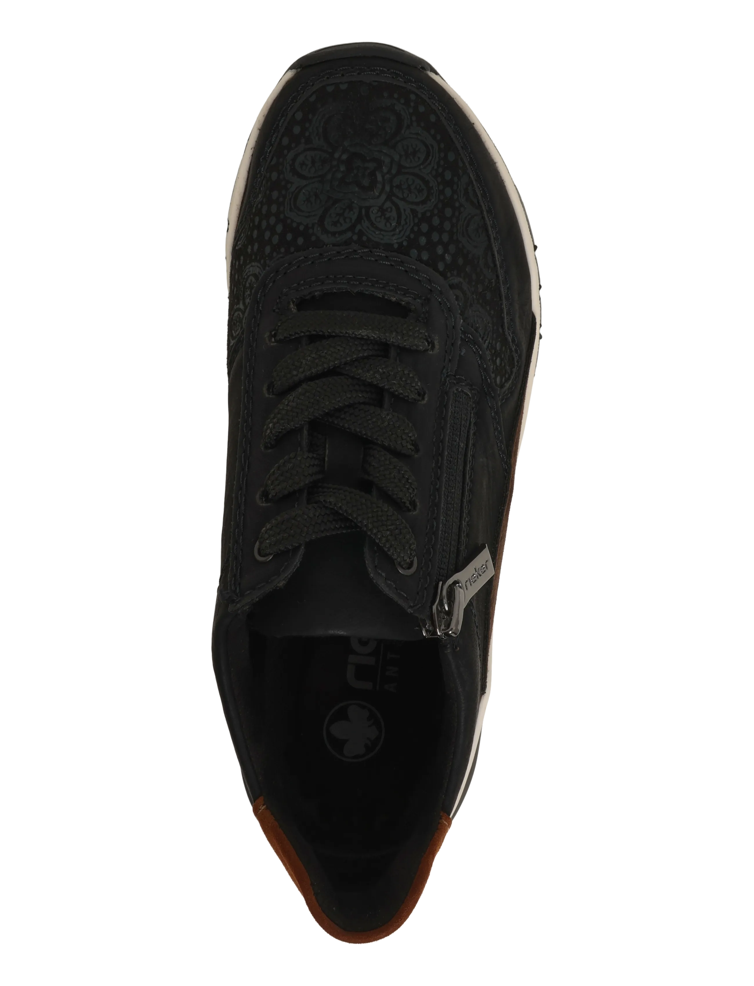 Rieker - Rieker Ladies shoes M6618-00 Black - låga sneakers - black - 3