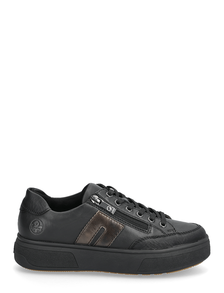 Rieker - M7711 - niedrige sneaker - black - 1