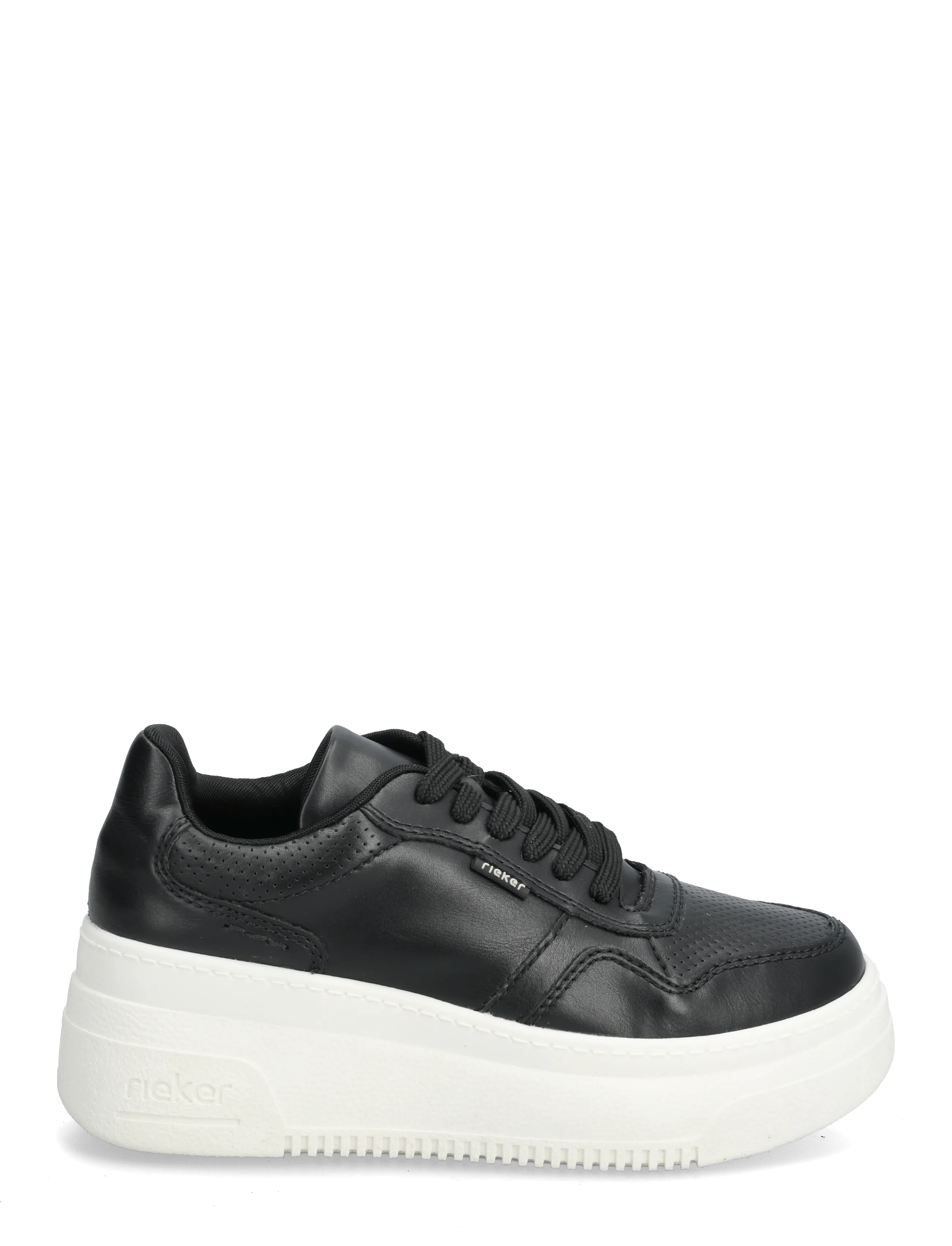 Rieker - Rieker ladies shoes M7811-80 white - konfirmation - black - 1
