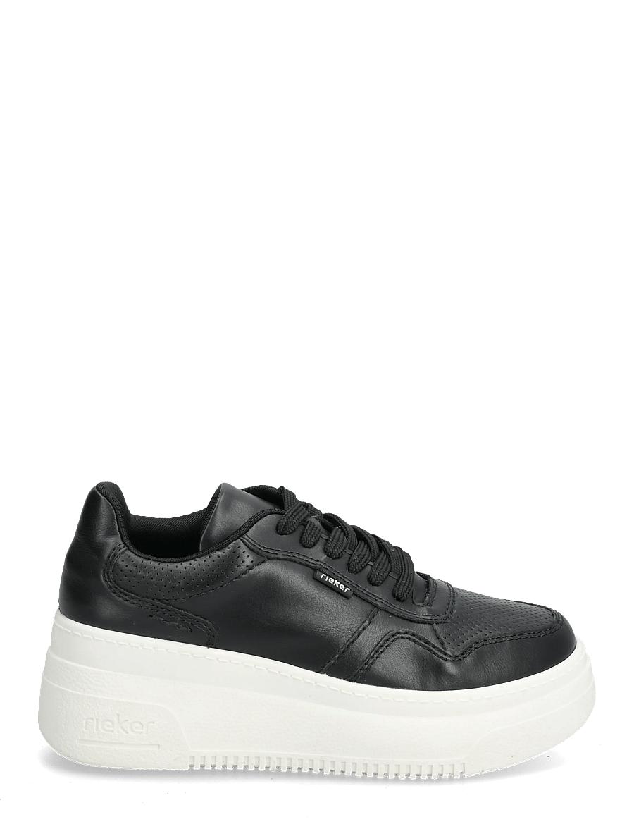 Rieker - Rieker ladies shoes M7811-80 white - konfirmation - black - 1