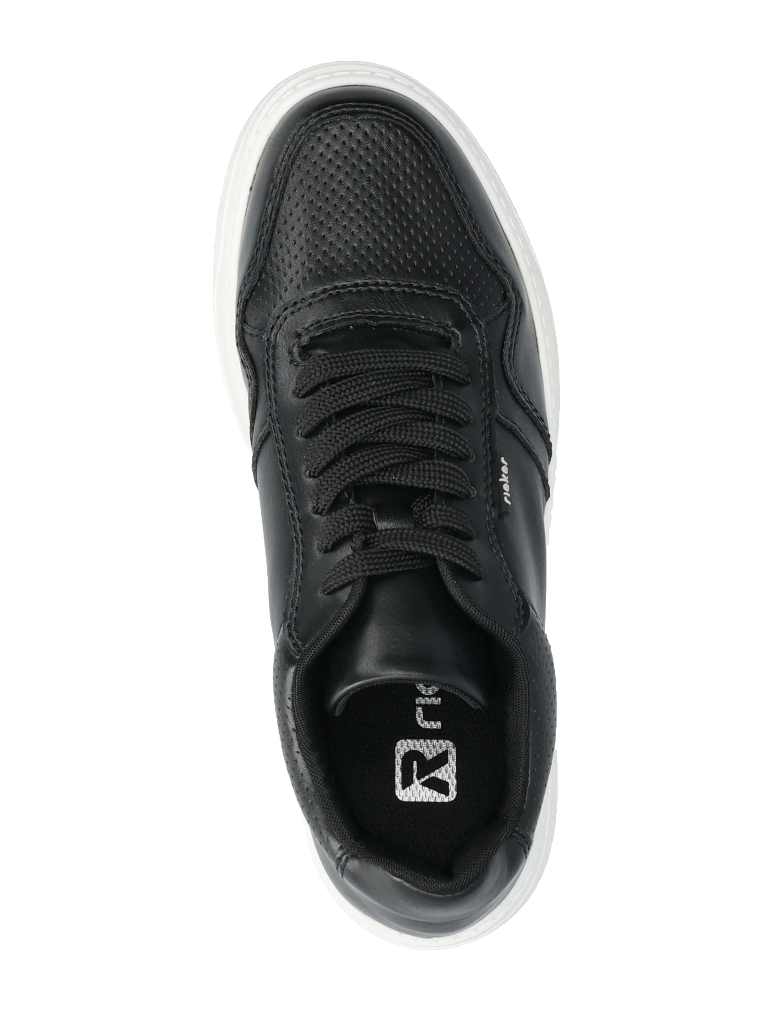Rieker - Rieker ladies shoes M7811-80 white - konfirmation - black - 3