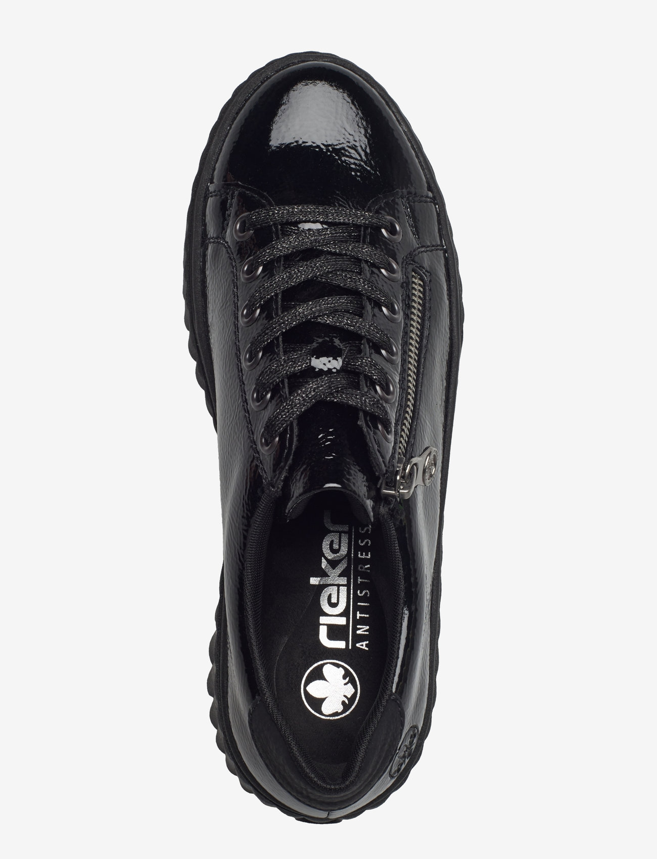 Rieker - Rieker Ladies shoes N2501-00 Black - low top sneakers - black - 3