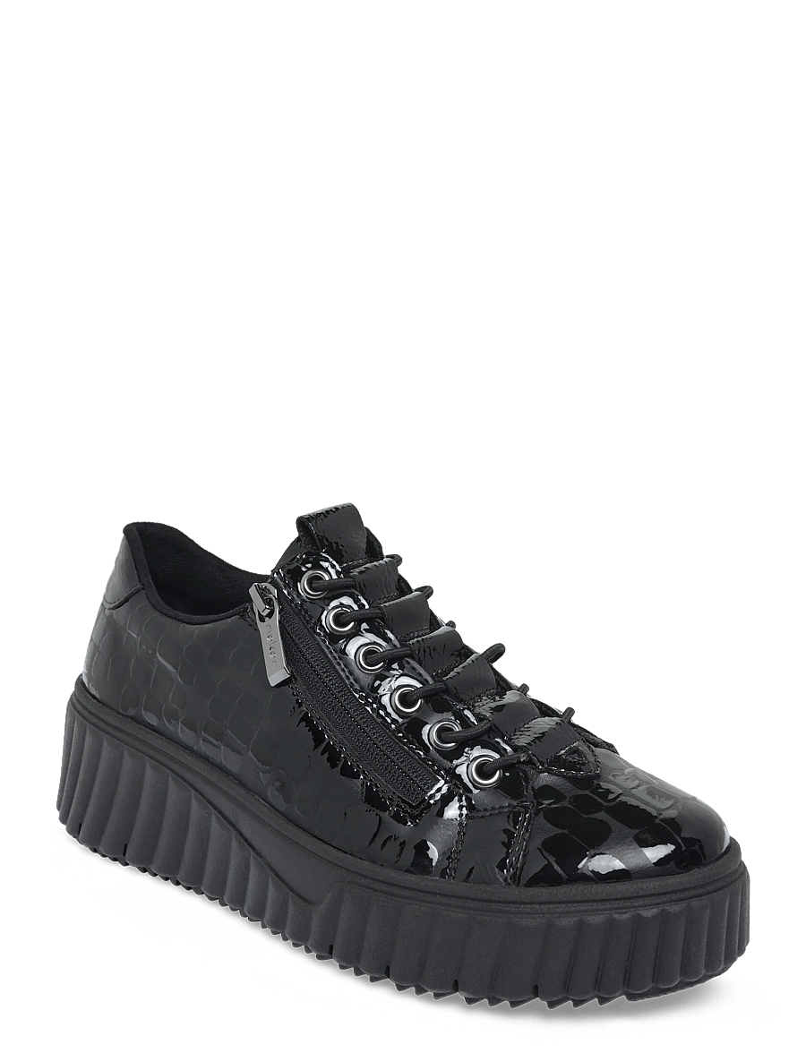 Rieker - Rieker Ladies shoes N2555-25 Brown - plateau-sneaker - black - 0