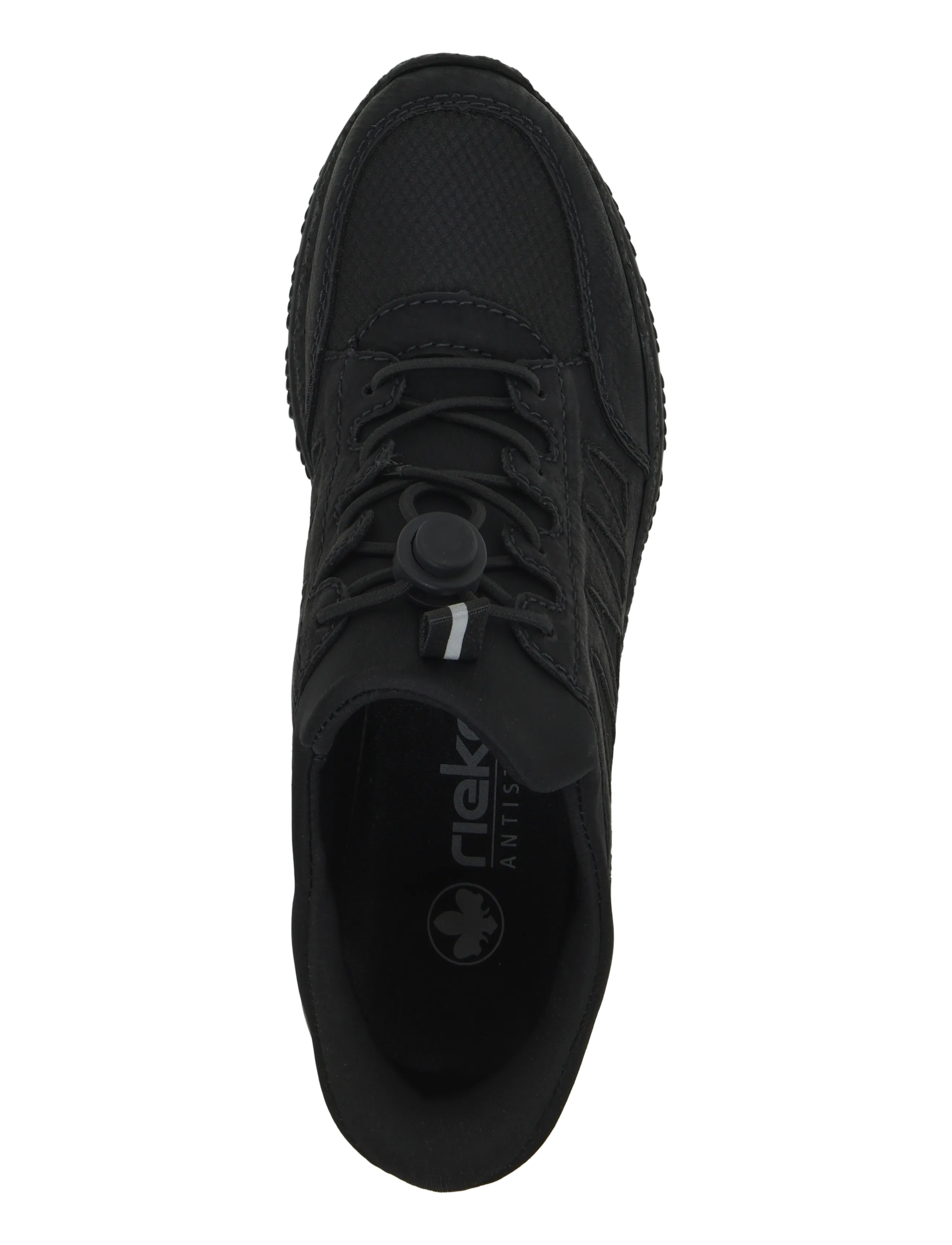 Rieker - 46262 - lave sneakers - black - 3