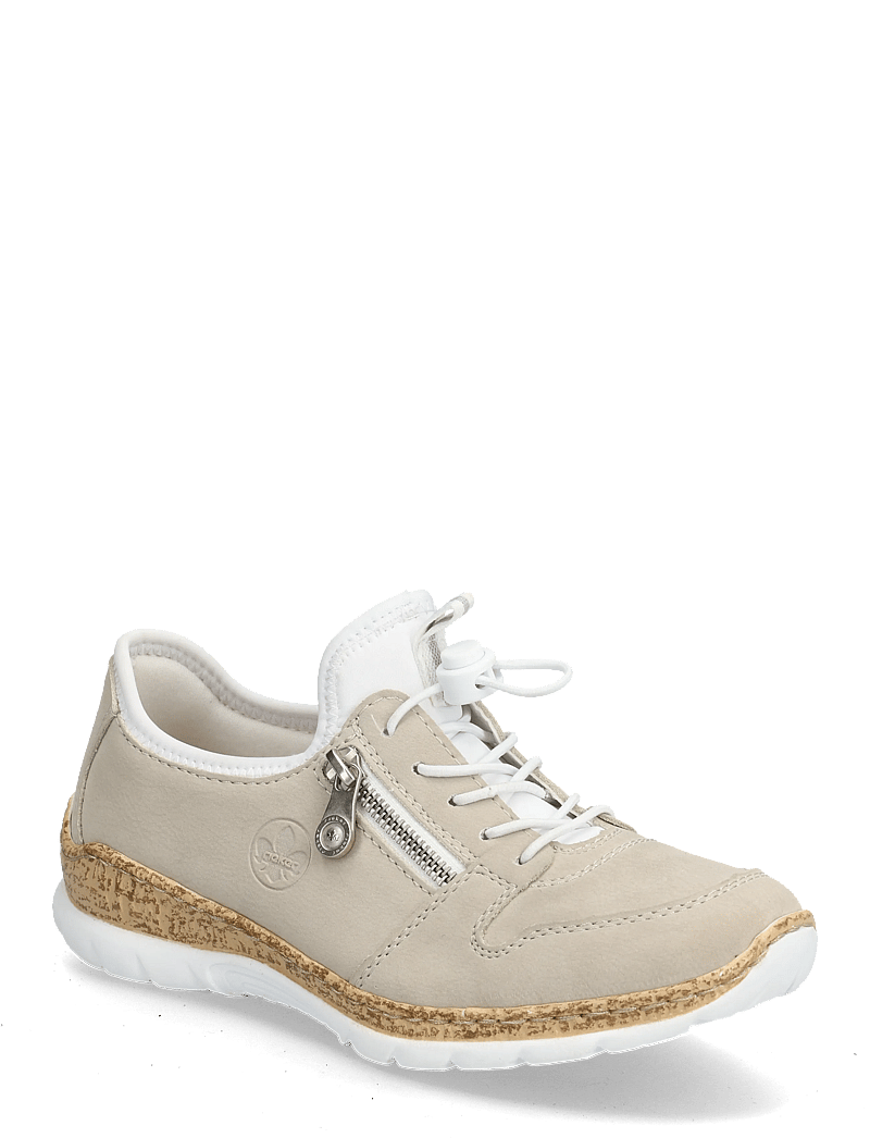 Rieker - Rieker Ladies shoes N42G0-60 - låga sneakers - beige - 0