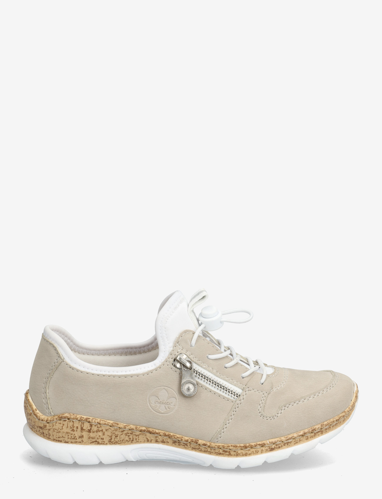 Rieker - Rieker Ladies shoes N42G0-60 - låga sneakers - beige - 1