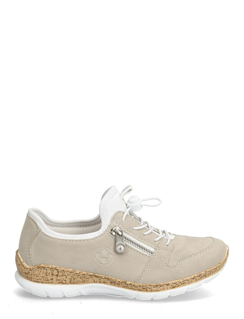 Rieker - Rieker Ladies shoes N42G0-60 - låga sneakers - beige - 1