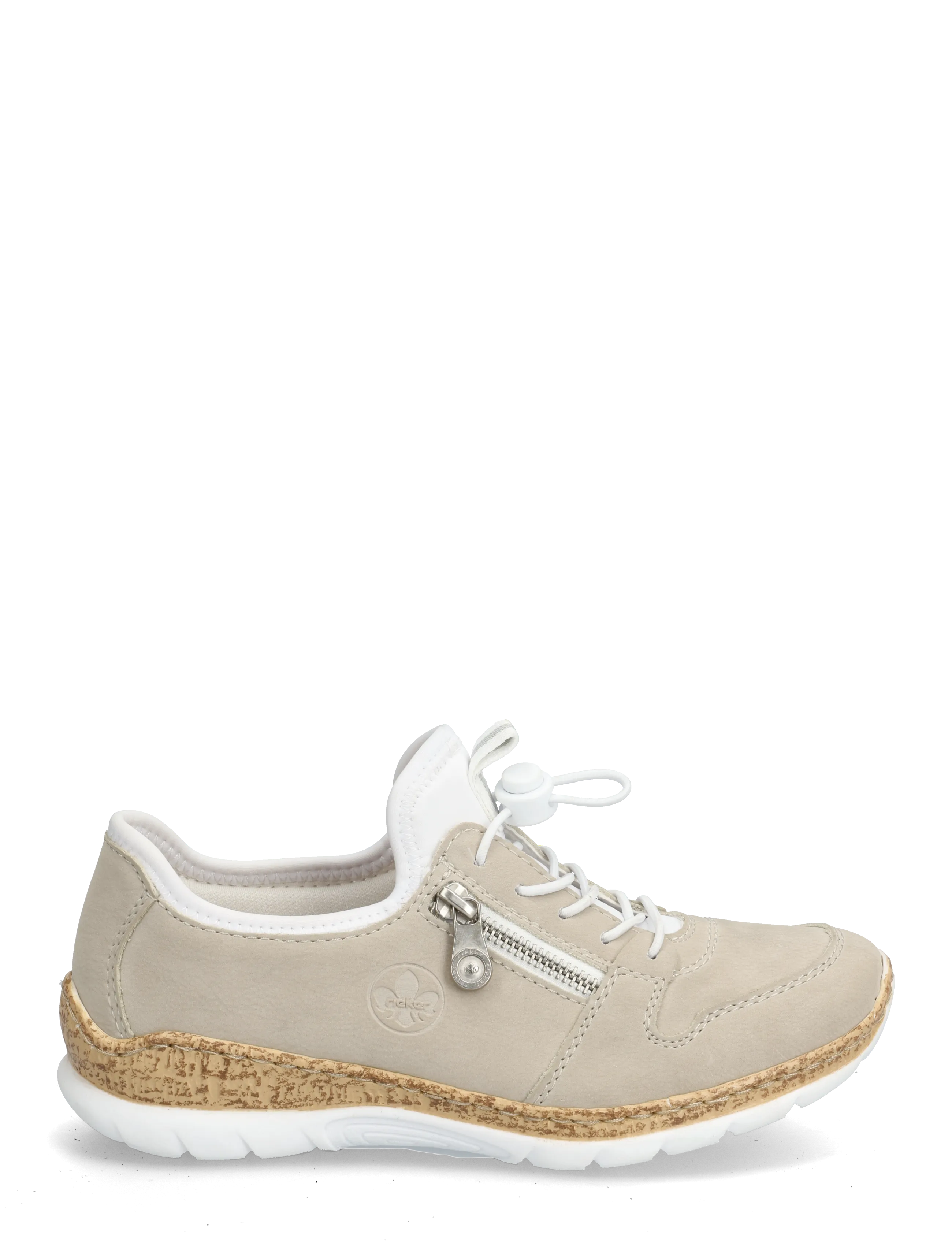 Rieker - Rieker Ladies shoes N42G0-60 - niedrige sneaker - beige - 1