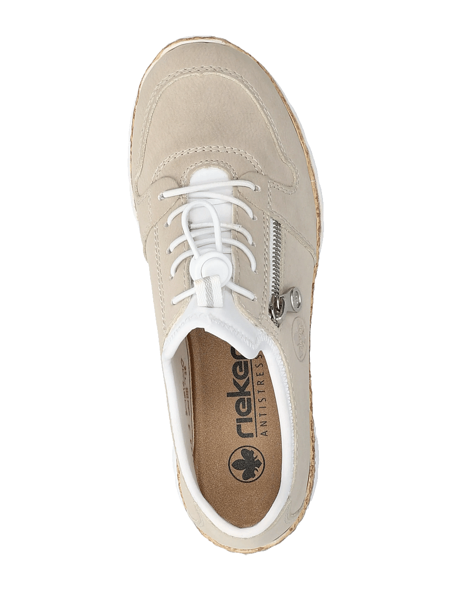Rieker - Rieker Ladies shoes N42G0-60 - niedrige sneaker - beige - 3