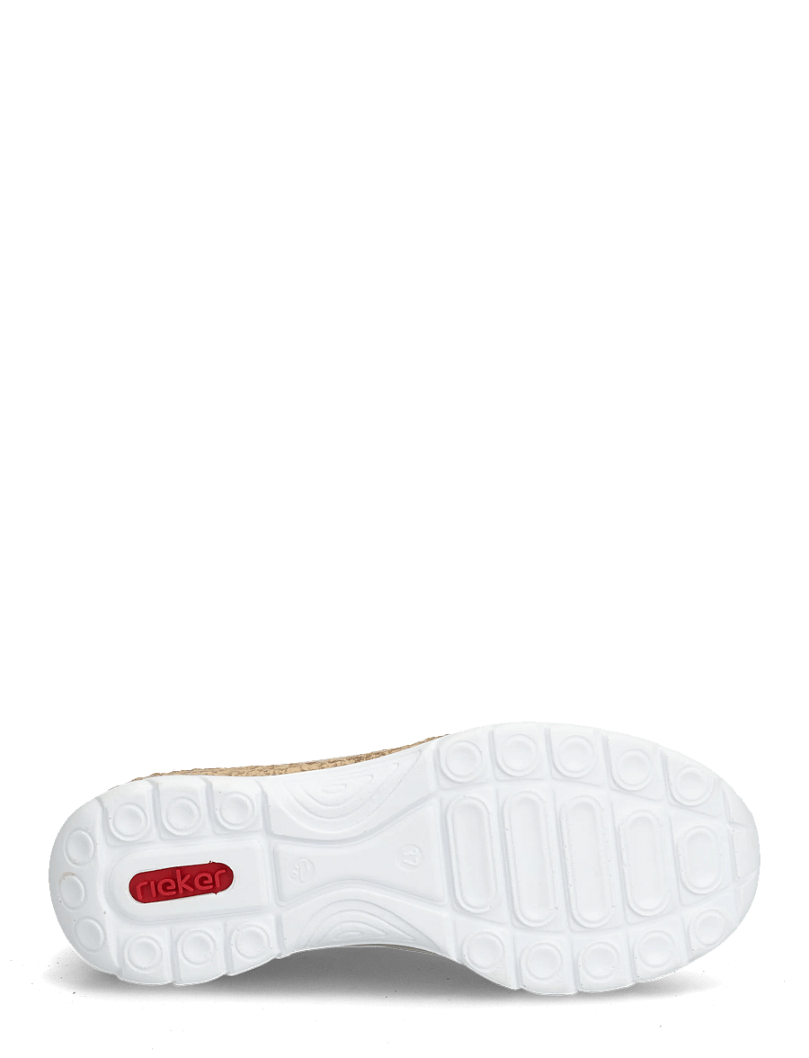 Rieker - Rieker Ladies shoes N42G0-60 - niedrige sneaker - beige - 4