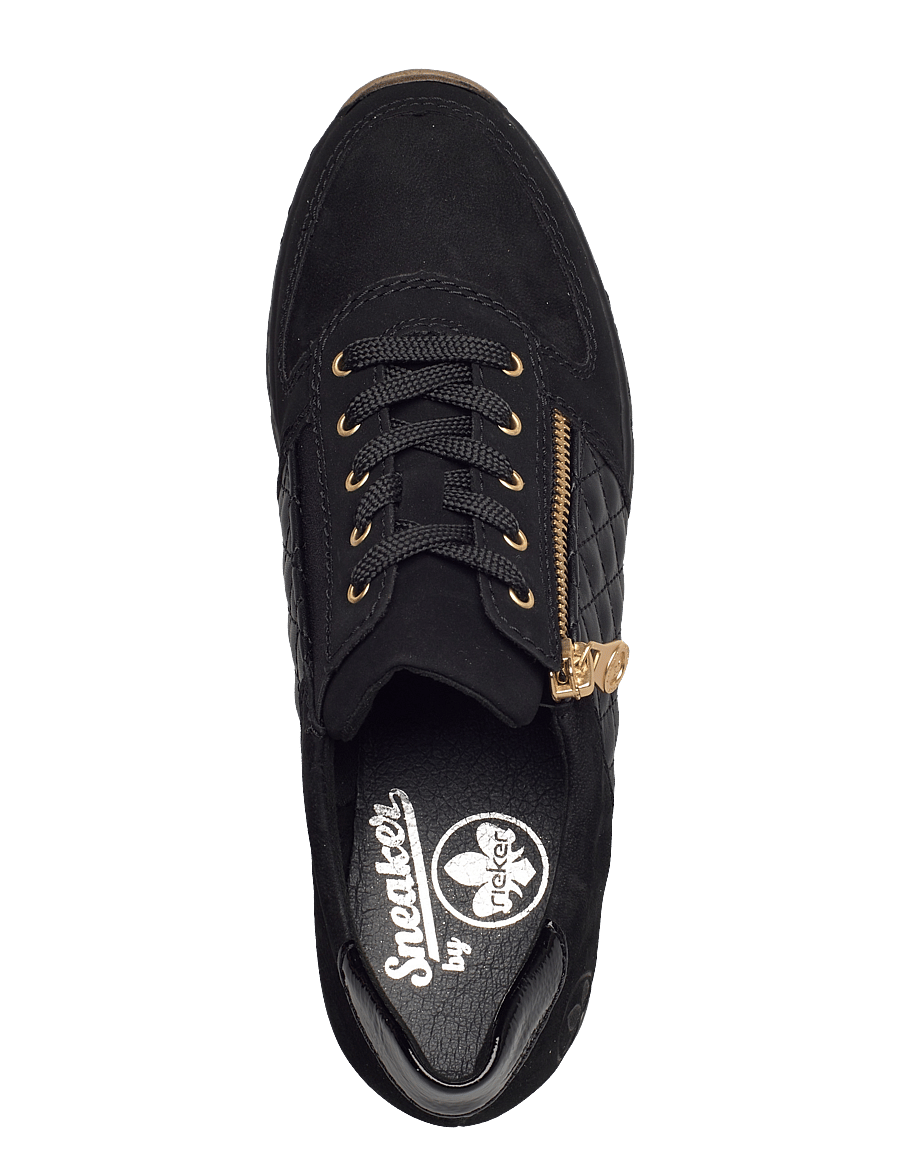 Rieker - N6314-00 - plateau-sneaker - black - 3