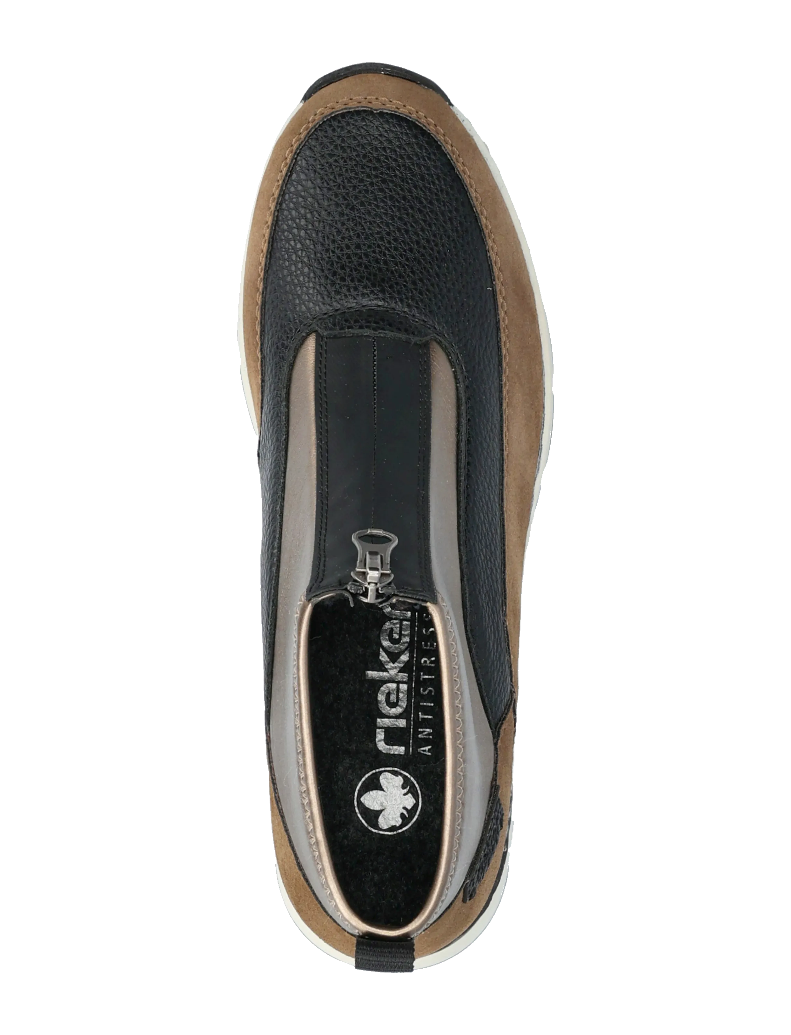 Rieker - N6352 - höga sneakers - brown - 3