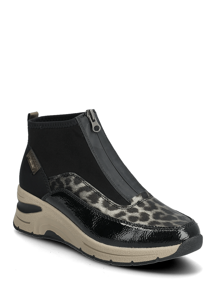 Rieker - N9362 - hohe sneaker - black combination - 0