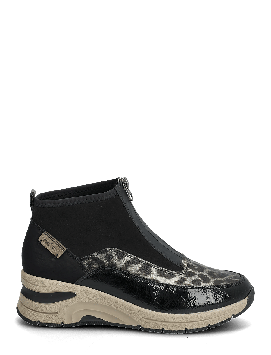 Rieker - N9362 - hohe sneaker - black combination - 1