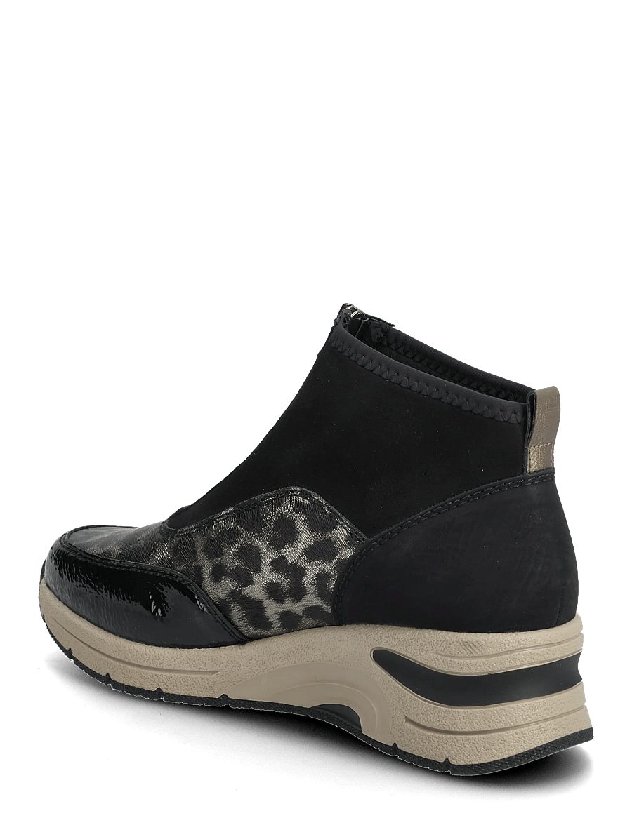 Rieker - N9362 - hohe sneaker - black combination - 2