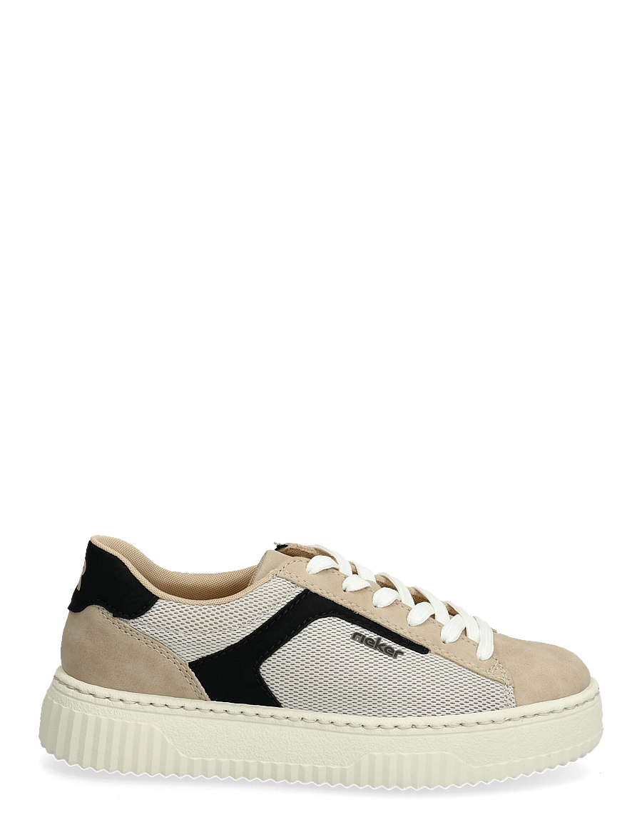 Rieker - Ladies shoes - låga sneakers - beige - 1