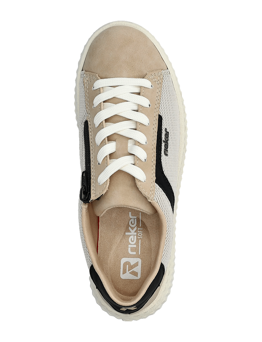 Rieker - Ladies shoes - låga sneakers - beige - 3