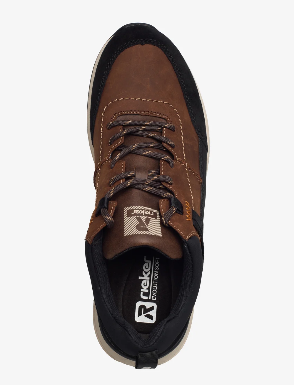 Rieker - U0100 - niedriger schnitt - brown combination - 3