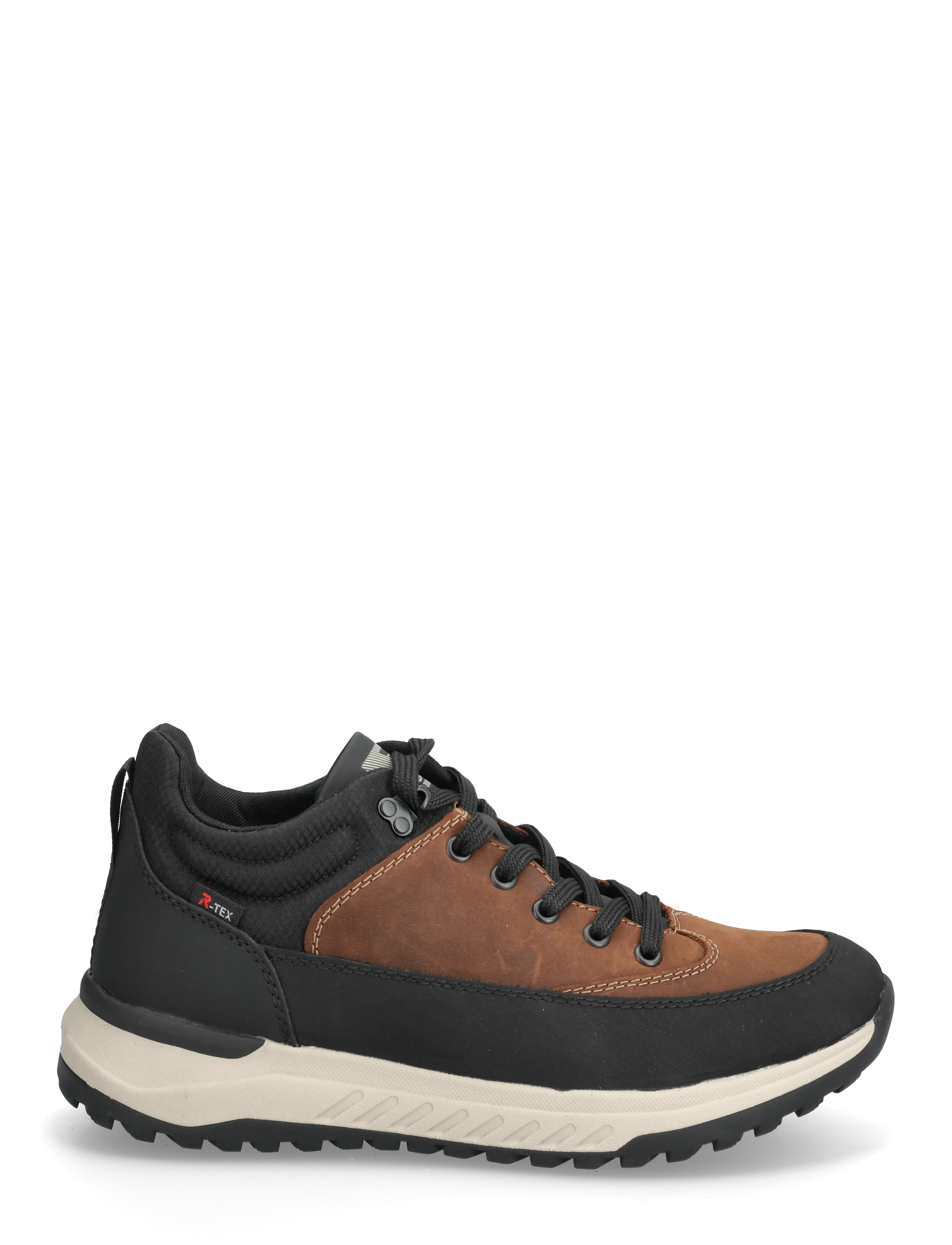 Rieker - U0173 - ar paaugstinātu potītes daļu - brown combination - 1