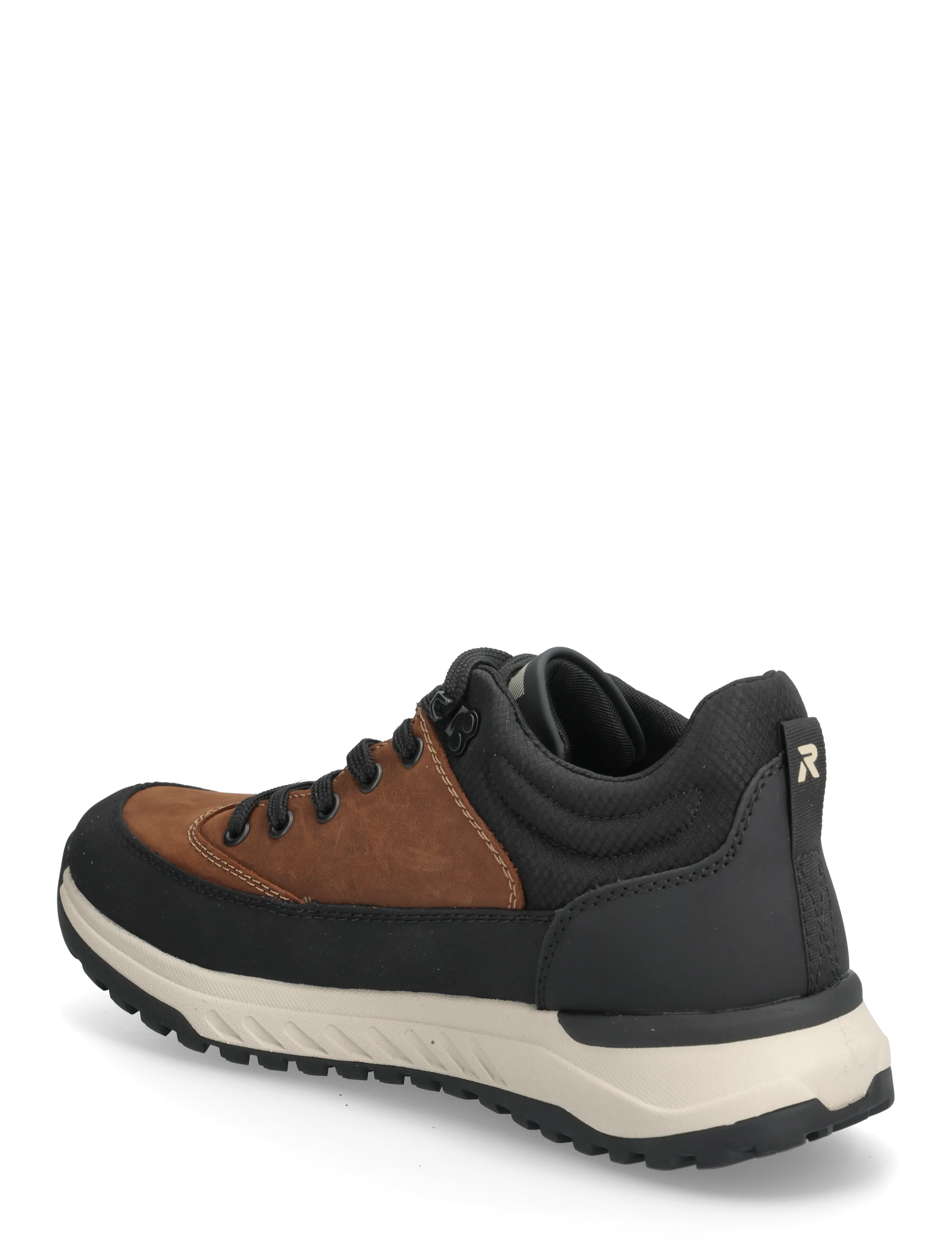 Rieker - U0173 - ar paaugstinātu potītes daļu - brown combination - 2