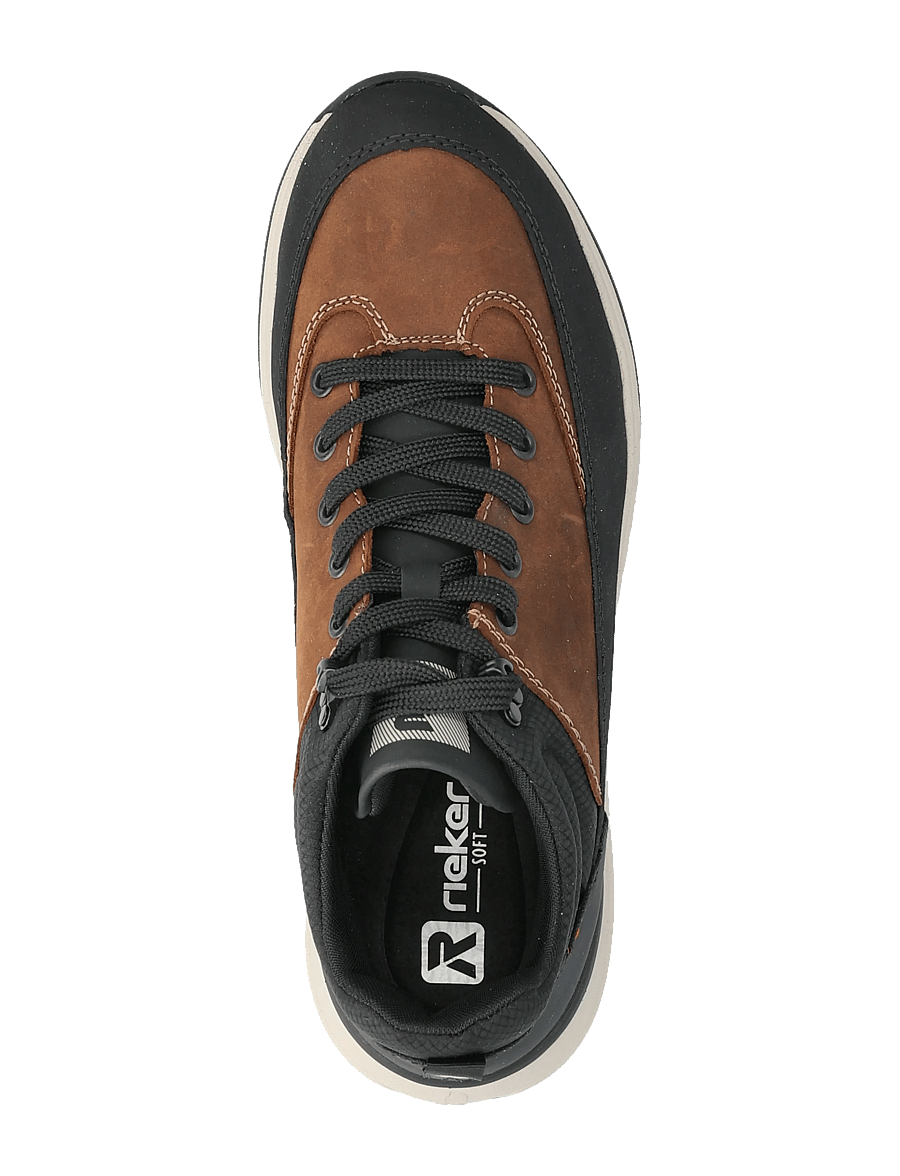 Rieker - U0173 - hoog sneakers - brown combination - 3