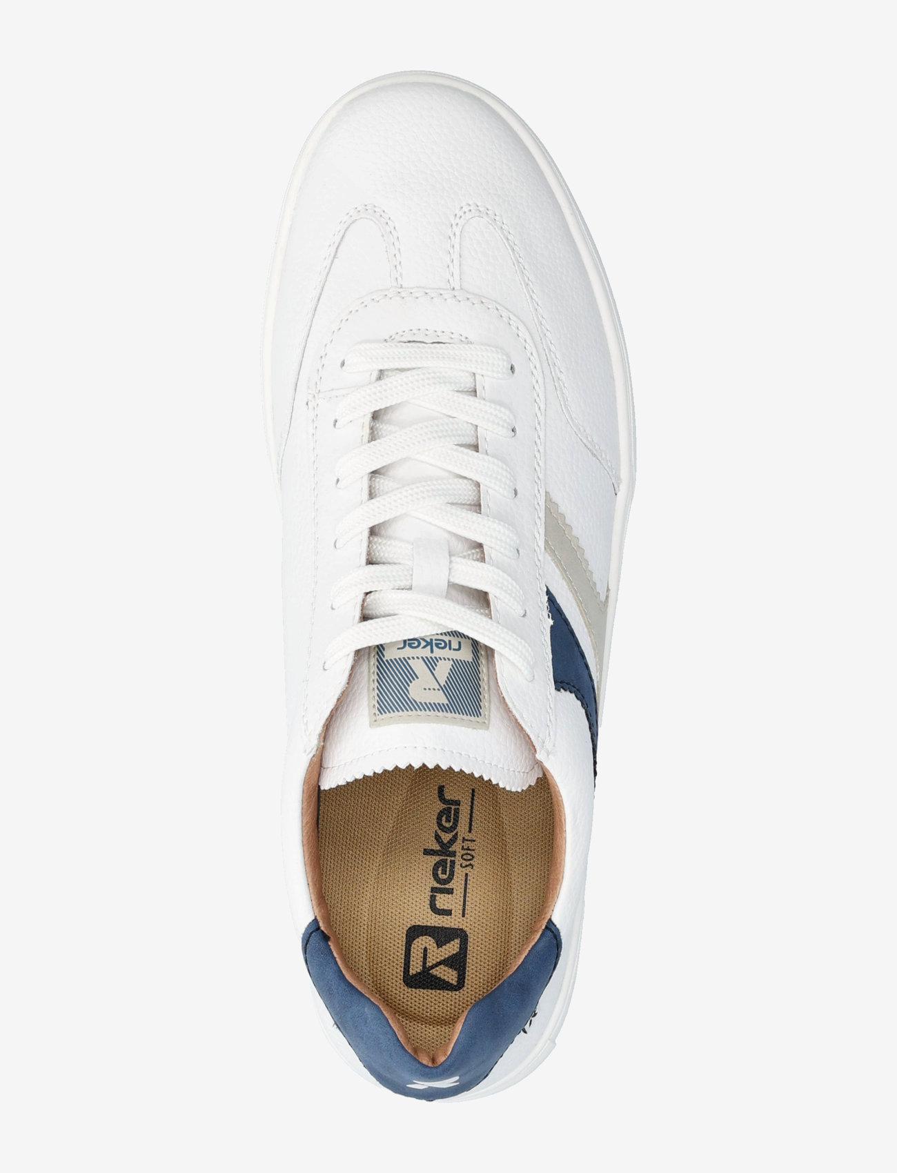 Rieker - U0708-80 - matalavartiset tennarit - white combination - 3