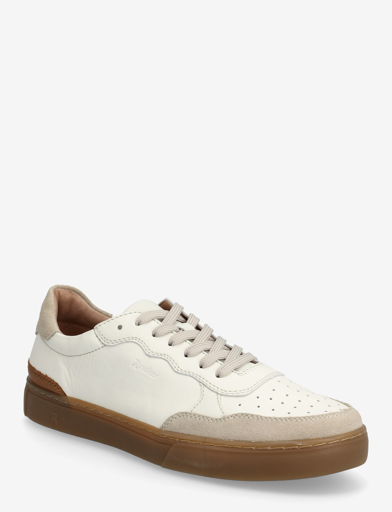 Rieker - Rieker Men's shoes U0710-00 Black - lágir strigaskór - white - 0