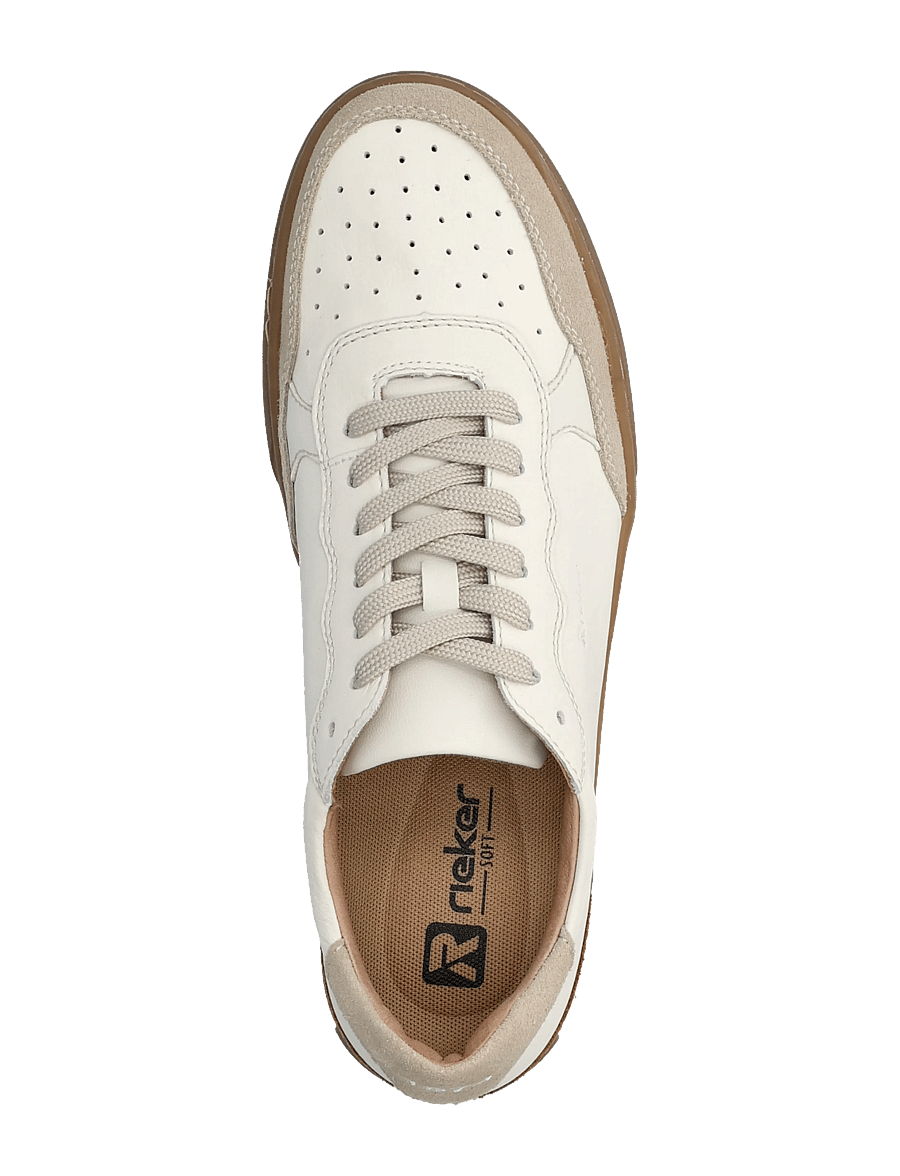Rieker - Rieker Men's shoes U0710-00 Black - low-top sneaker - white - 3