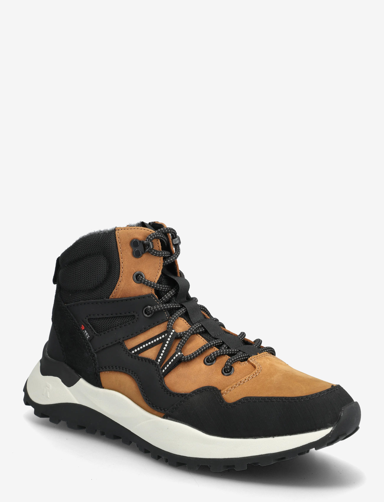 Rieker - U1370 - laced boots - yellow combination - 0